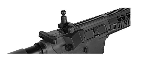 UKARMS Lancer Tactical AEG SR-16 Electric Airsoft Gun w/Battery Charger w/Molded Grip (Black)