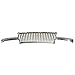 Spec-D Tuning Chrome Vertical Front Bumper Grille Compatible with 1999-2002 Chevy Silverado, 2000-2006 Tahoe Suburban