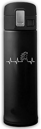 Horse Heartbeat Double Walled Stainless Steel Mug 17 Oz