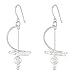 NOVICA .925 Sterling Silver Dangle | Fair Trade Dangle | Artisan Crafted | Handmade Filigree | Long French Hook Wire | Vintage | Hypoallergenic Drop | Citrine Jewelry | Thailand Dimension 2
