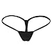 ETAOLINE Women's Low Rise Micro Back G-String Thong Panty Underwear Black