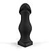 Double Bump Anal Plug by Lynk Pleasure Products (Black, 6.5'') - Anal Sex Toy for Men and Women - Thick Butt Plug with Realistic Tip and Bubble Shaft - Made for Maximum Comfort and Easy Penetration