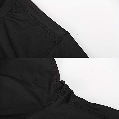 image for HEROBIKER Girls Ultra Soft Lined Thermal Underwear Kids Long Johns Top