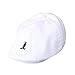Voberry Baby Boy Kids Toddler Beret Cabbie Flat Peaked Hat River Cap (White 1)