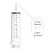 3 Pack 150ml Syringes, Large Plastic Garden Indutrial Syringe, Great for Scientific Labs, Measuring, Watering, Refilling, Filtration Multiple Uses