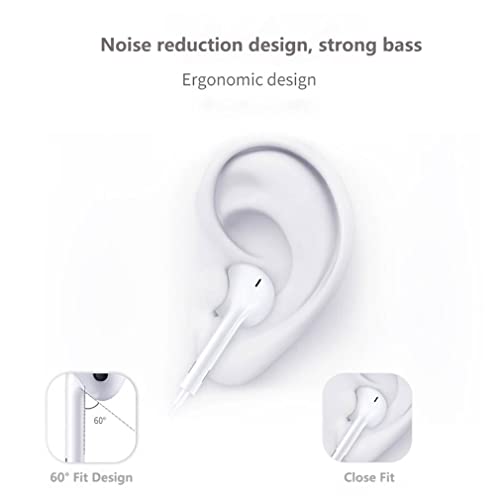 Lightning Wired Headphone for iPhone 12, [Apple MFi Certified