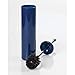 mDesign Extra Slim Compact Plastic Freestanding Toilet Bowl Brush and Holder for Bathroom Storage and Organization - Sturdy, Deep Cleaning, Covered Brush - Navy Blue