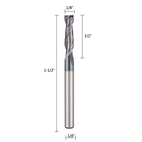 1 SpeTool+2+Flute+Square+Carbide+Machine