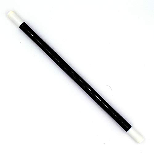 OUERMAMA Novelties Plastic Magic Wand Trick Black & White Spell Casting Stick for Wizard Witch Magician Costume, Party Favors, Birthday Games Kit