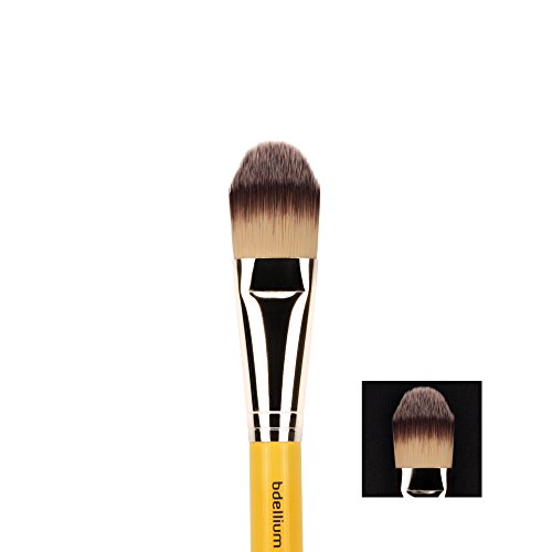 Bdellium Tools Studio Line Foundation Brush, Yellow