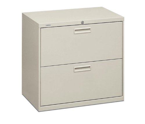 HON 572LP 500 Series 30 by 28-3/8 by 19-1/4-Inch 2-Drawer Lateral File, Black