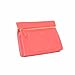 Isaac Mizrahi Womens Fashion Designer Handbags Janna Leather Clutch Evening Crossbody Bag Flamingo Pink
