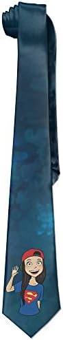 MDSHOP Men's Lilly Singh Superwoman Necktie Skinny Ties / New Novelty Necktie