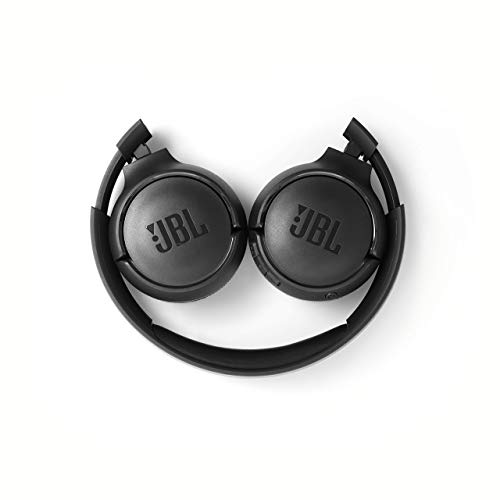 (Renewed) JBL Tune 500BT Powerful Bass Wireless On-Ear Headphones with Mic (Black)