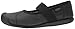 KEEN Women's Sienna mj Leather-w Fashion Sneaker, Monochrome Black, 8.5 M US
