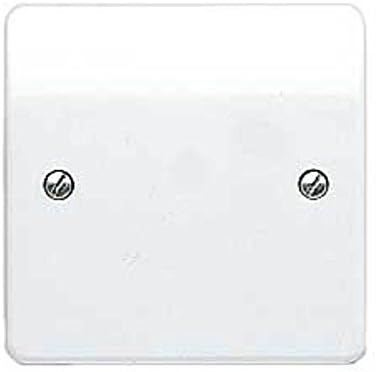 MK Logic Plus White 1 Gang Blanking Plate K3827WHI WHITE 86x86mm