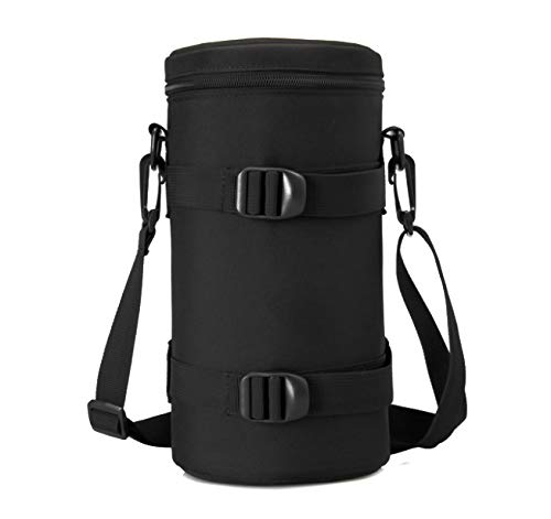 Nylon Lens Holder Bag with Straps and Shoulder Strap #7 Inches Diameter 120 mm Height 250 mm LC7437