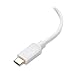 Cable Matters Dual Slot USB C Card Reader (USB C SD Card Reader) in White for Micro SD, SDHC, SDXC Memory Cards - Thunderbolt 4 / USB4 / Thunderbolt 3 Port Compatible