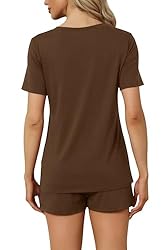 RUBZOOF Women's Short Sleeve Pajama Sets with