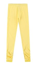 Bienzoe Girls School Yoga Leggings: Kids Cotton