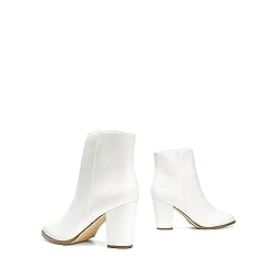 DREAM PAIRS Women's Chunky High Block Heel Ankle