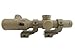Monstrum Tactical 1-4x20 Rifle Scope with Rangefinder Reticle and Offset Reversible Scope Rings (Flat Dark Earth/Flat Dark Earth Rings)