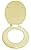 New Molded Wood Off White Beige Finish Toilet Seat featuring your choice of MLS team logo!