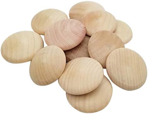 Hemobllo 25 Pcs Button Top Wood Plugs Wooden Screw Hole Plugs For