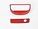 Opar Red Co-pilot Storage Box Handle Cover Trim for 2011-2017 Jeep JK Wrangler & Unlimited