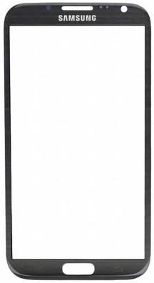 RVOUSA_Samsung Galaxy Note 2 II N7100 i317 i605 T889 L900 Front Glass Outer Lens Touch Screen Lens Cover (Gray)