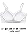 Blulu Mini Camisole Bra Wireless Padded Bra with Adjustable Straps for Women Girls Favors (S Size, Color Set 3)
