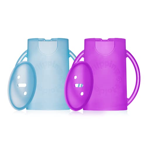 Squeeze Proof Flipping Holder Deluxe with lid for Food Pouches & Juice