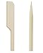 Premium 4 inch Natural Bamboo Paddle Picks Skewers (200, 4 Inches)