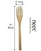Reusable Wooden Forks 12 Piece Set For Eating - Bamboo Fork Dinning Flatware Bulk Eco Friendly Tableware - Kitchen Utensils - Small Wood Utensil For Salads Appetizers Desserts Asian Cooking & Serving