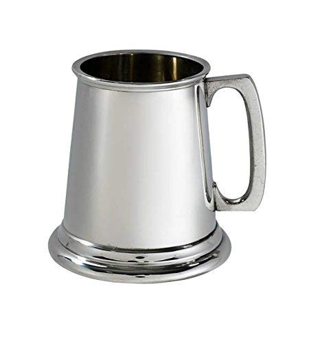 Plain Pewter Quater Pint Baby Mug, Baby Gift, Keepsake (Quarter Pint)