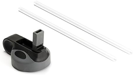 Fliptop Replacement Straw Lid with Two Plastic Straws for HydroFlask