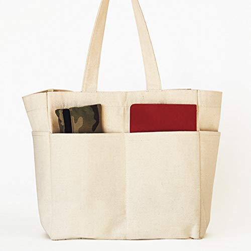 In Red(インレッド)2021年5月号:4/7発売【雑誌付録】紀ノ国屋5つのポケット付き便利な買い物バッグ 背面ポケット