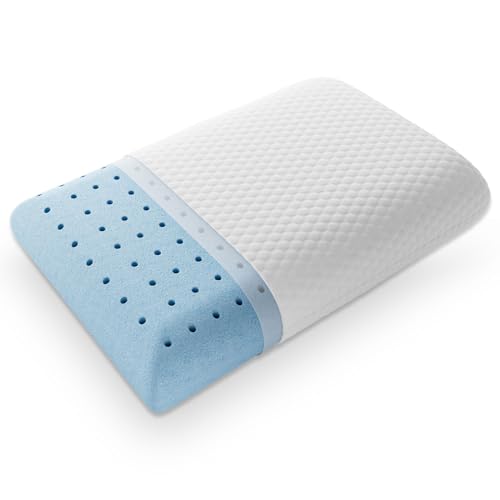 Foam pillow, sleeping pillow, soft and comfortable, removable, machine washable cover,1 pack,24 