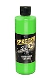 Badger Air-Brush Company Stock Number 56-165 Spectra-Tex Airbrush Ready Water Based Acrylic Paint, Neon Fluorescent Green, 4-Ounce