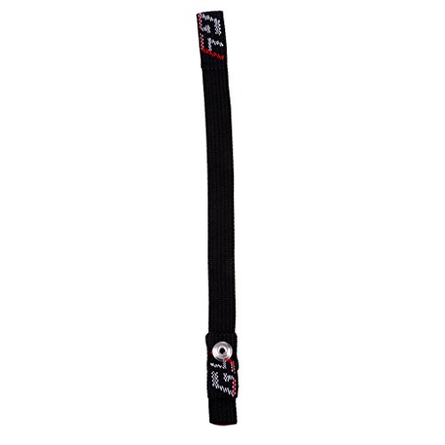 4x Replacement Chin Strap with Loop Combo for Ice Hockey Helmets - Black