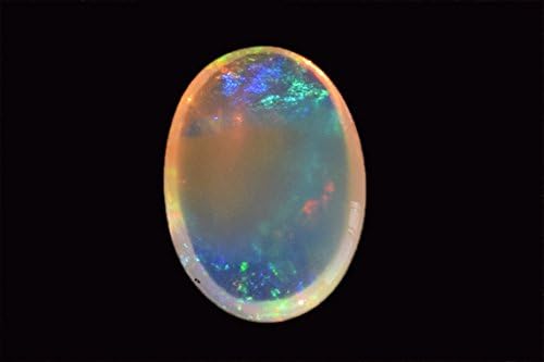 New Flashy Gemstone Natural Ethiopian Fire Opal Cabochon, Multi Color Fire, Oval Stone, Jewellery Making, AG-7728