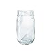 12 Pack Clear Glass Old-Fashioned Jars With Metal Lid (with seal) 16oz