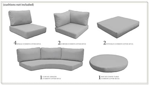 Amazon Com Tk Classics Cover Set In Grey For Barbados 11c