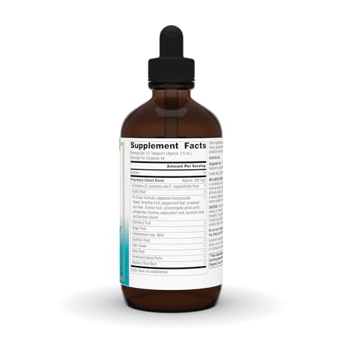 Source Naturals Wellness Herbal Resistance Liquid - Immune System Support with Echinacea, Coptis & Yin Chiao - 8 Fluid oz