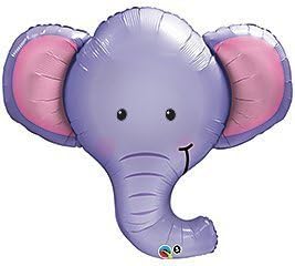 Amazon Com One Xl Baby Boy Purple Elephant Baby Shower Balloons