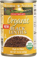 WESTBRAE FOODS, BEANS, OG, LENTIL, 12/15 OZ