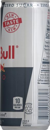RED BULL ENERGY DRINK, ZERO, 8.4 FL OZ