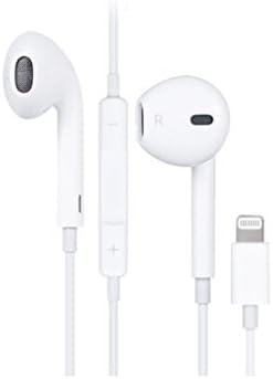 REBUQI Headphones,Earbuds,Stereo Sound by Bluetooth in Earphones and Built-In Mic and Volume Control ,for Apple iPhone 7 Plus ,iPhone 8,8 Plus,iPhone X,Bluetooth connection.[White]