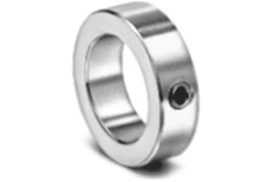 CLIMAX METALS Climax Metal LC-125 Steel Set Screw Collar, Lightweight Zinc Plating, 1-1/4" Bore Size, 1-3/4" OD, With 5/16-18 x 1/4 Set Screw