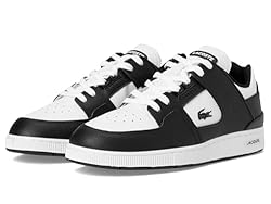 Lacoste Mens Court Cage Sneaker, BLK/WHT, 12.5
